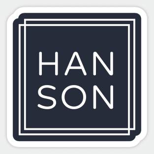 hanson Sticker